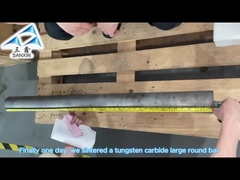 Sinterizzazione e lavorazione di barre rotonde di carburo di tungsteno supergrandi