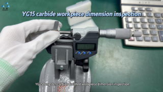Lavorazione di precisione dei blocchi di carburo di tungsteno YG15 e ispezione delle dimensioni